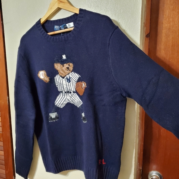 SOLD. Polo ralph lauren new york yankees wool knit sweater. Limited edition - Picture 7 of 12